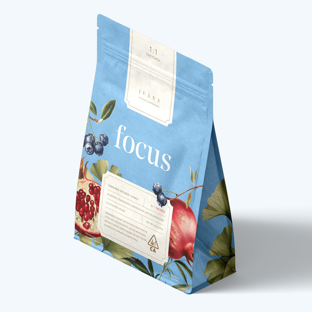 Focus Edible — Blueberry, Pomegranate, Ginkgo Biloba