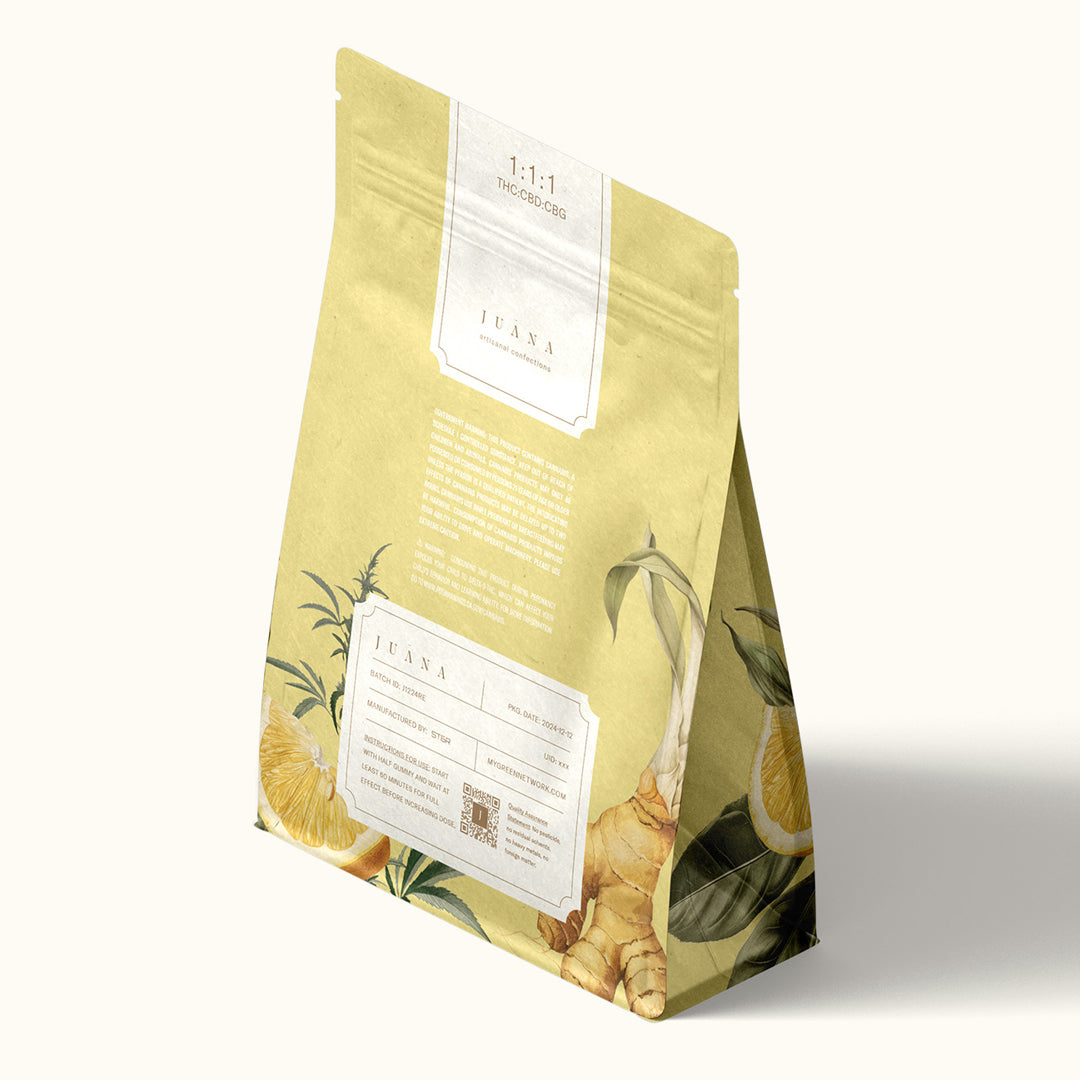 Recover Edible — Lemon, Ginger, Turmeric