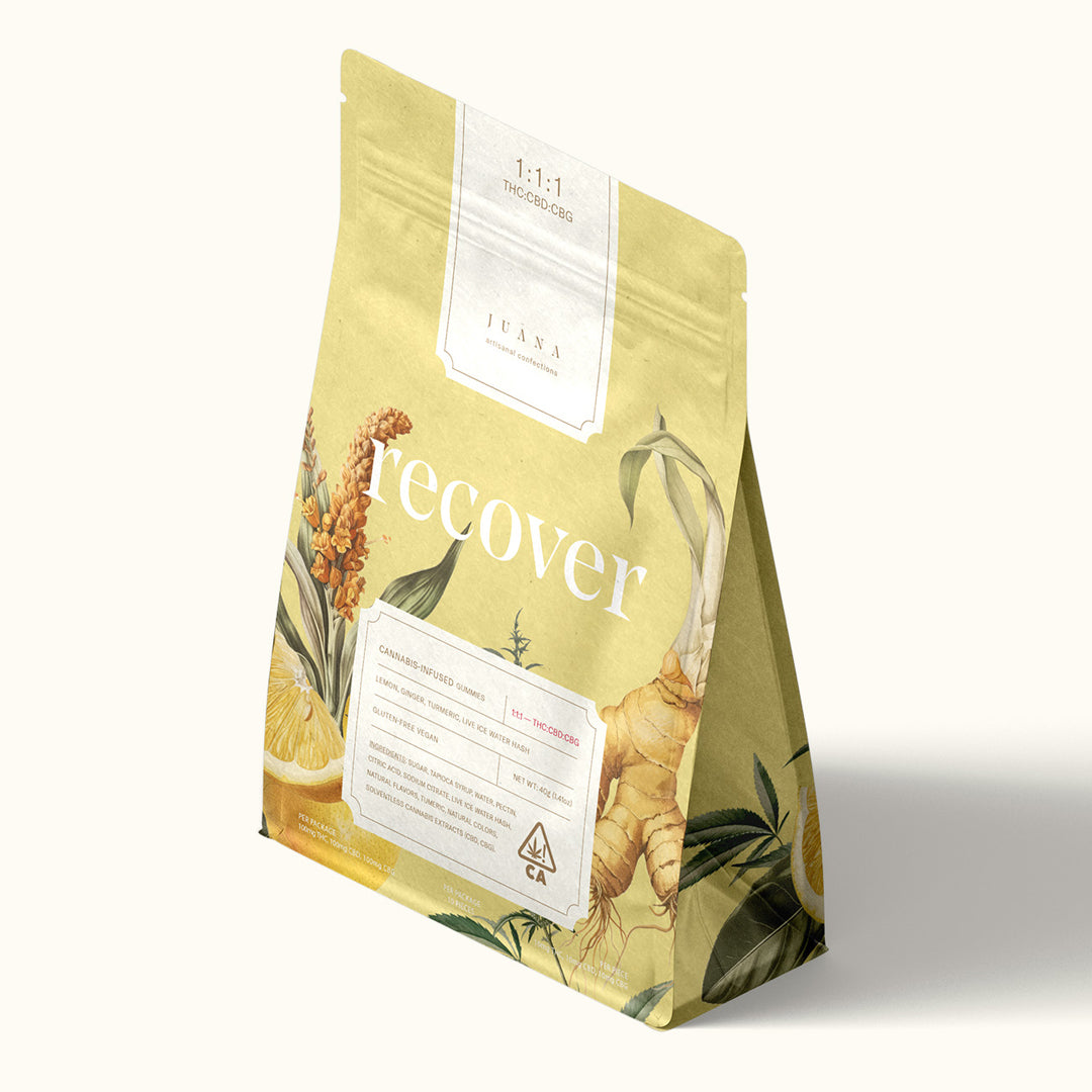 Recover Edible — Lemon, Ginger, Turmeric
